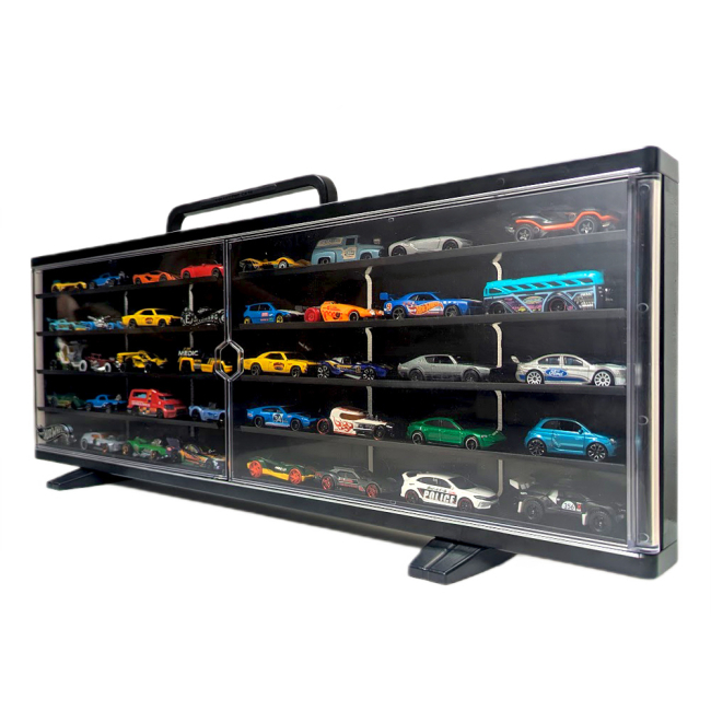 Паркинги и гаражи - Большой портативный кейс для коллекции машинок Hot Wheels 3 в 1 (HWCC23)