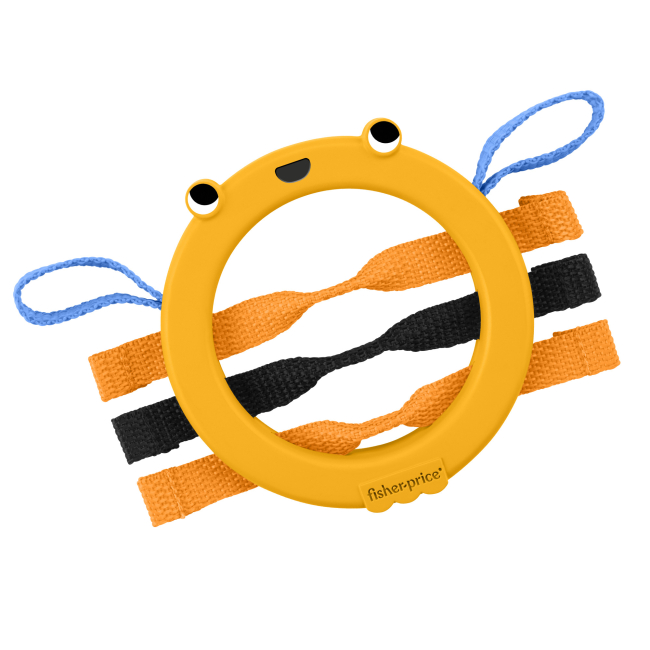 Брязкальця, прорізувачі - Брязкальце Fisher-Price Різнокольорові петельки помаранчеве (JKW53/2)