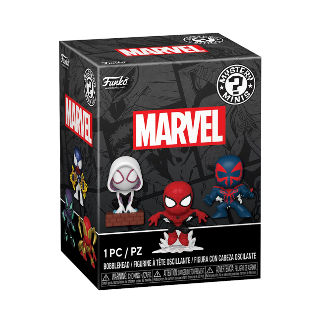 Фигурки персонажей - Фигурка-сюрприз Funko Pop Mystery Minis Marvel Человек-Паук (83754)