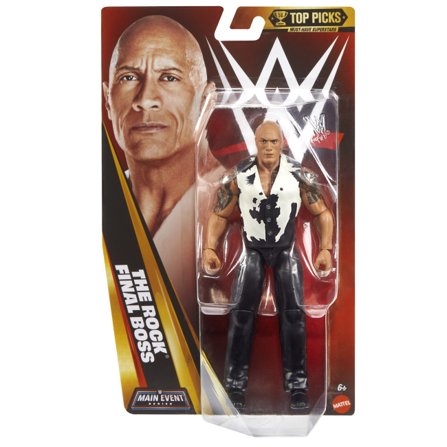 Фігурки персонажів - Ігрова фігурка WWE Top Picks The Rock Final Boss (GFT58/2)