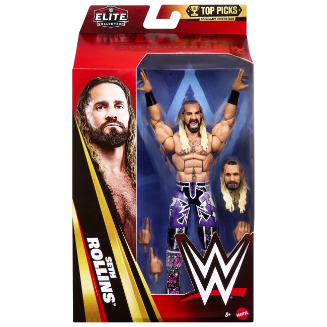 Фігурки персонажів - Ігрова фігурка WWE Elite Top Picks Seth Rollins (GNM28/8)
