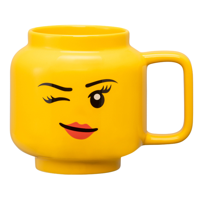 Чашки, склянки - Керамічна чашка LEGO Lifestyle Winking Girl 255 мл (40460813)