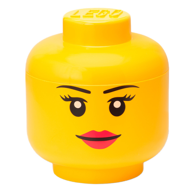 Боксы для игрушек - Бокс-голова LEGO Lifestyle Girl Large (40320813)