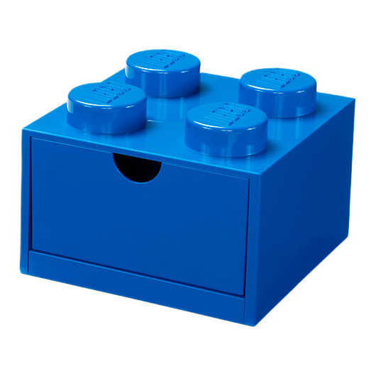 Канцтовары - Настольный органайзер LEGO Lifestyle Кирпич 4 синий (40201731)