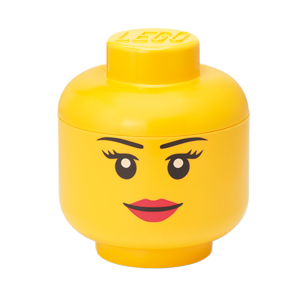 Боксы для игрушек - Бокс-голова LEGO Lifestyle Girl Small (40310805)