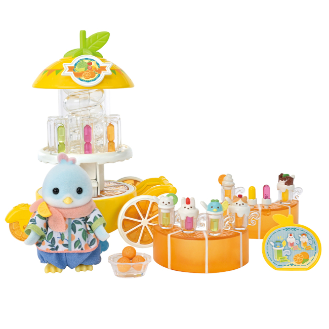 Фігурки тварин - ​Ігровий набір Sylvanian Families Фруктовий фреш-бар Цитрусової пташки (5861)