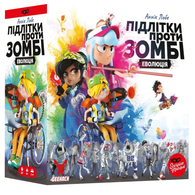 Настільні ігри - Настільна гра Geekach Підлітки проти зомбі (4820242620110)