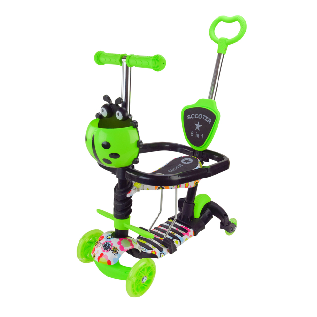 Самокаты - Самокат Країна Іграшок 5 в 1 зеленый (SC2502/1)