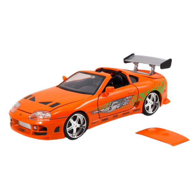 Автомодели - ​Автомодель Jada Форсаж Тойота Супра 1995 оранжевая (9397168314R00)