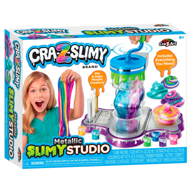 Наборы для творчества - Набор для творчества Cra-Z-Art Metallic slimy studio (60016CRA)
