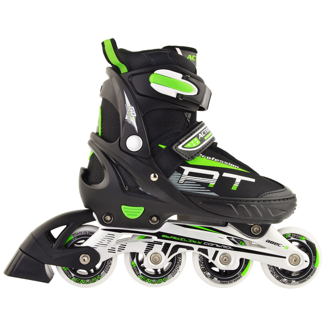 Ролики дитячі - Роликові ковзани Action CHRIS/Green розмір 33-36 (153B-5-1/Green/33-36)