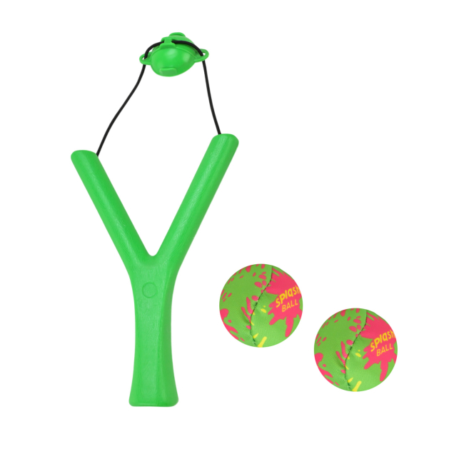 Стрілецька зброя - Рогатка Країна Іграшок з двома м'ячиками зелена (YX1123/2)