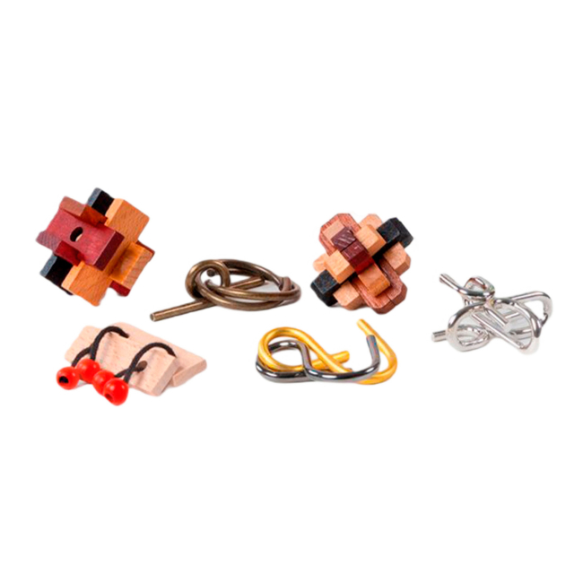 Головоломки - Набір головоломок Recent Toys Brain Puzzle 6 (8717278851440)
