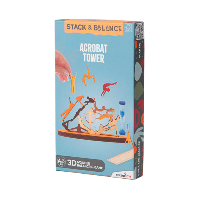 Настільні ігри - Настільна гра Recent Toys Балансир Acrobat Tower (8717278850832)