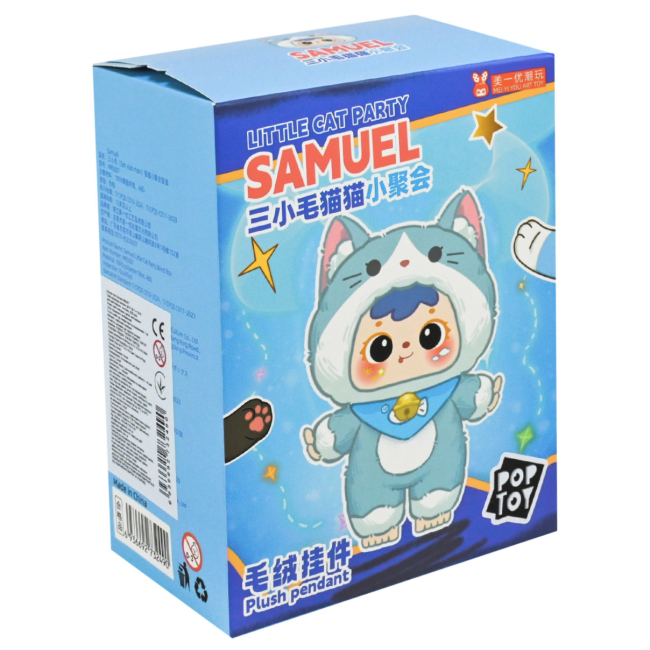 Персонажі мультфільмів - ​М’яка іграшка-сюрприз Pop Toy Samuel Пухнасті дзвіночки (MR5007)