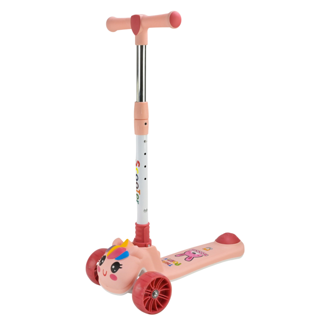 Самокати - Самокат Країна Іграшок трьохколісний персиковий (SC2619/4)
