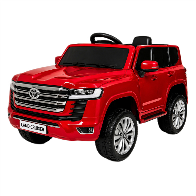 Электромобили - Электромобиль Kidsauto Toyota Land Cruiser 4WD LC-300 красный лак (6903351303001red)