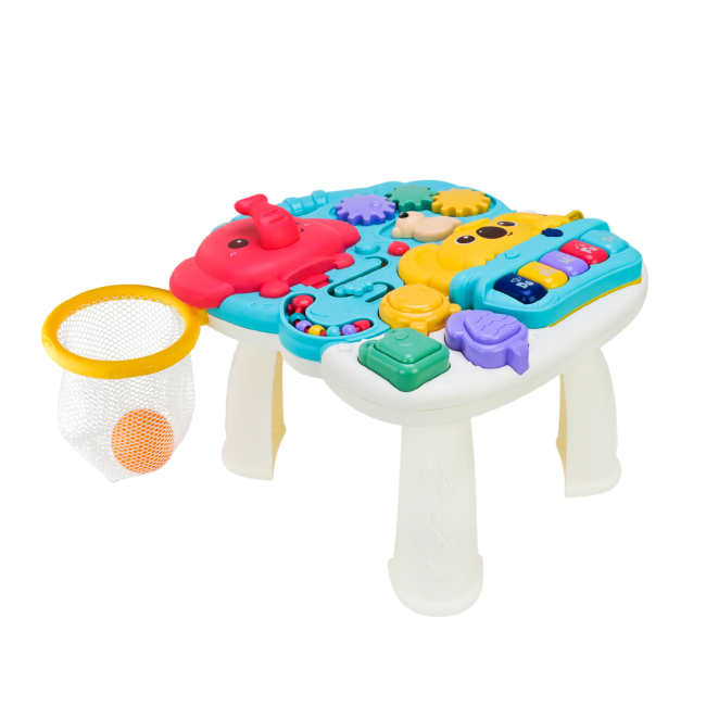 Розвивальні іграшки - Столик розважальний Сонячний зайчик бірюзовий (PL-724-93/1)