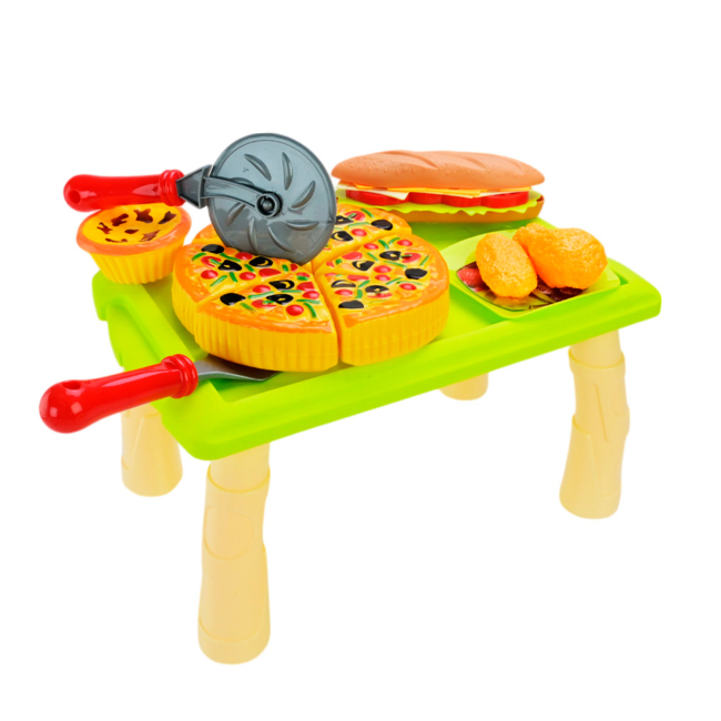 Наборы профессий - Игровой набор Shantou Jinxing Продукты столик с пиццей (3000-7/8/1)
