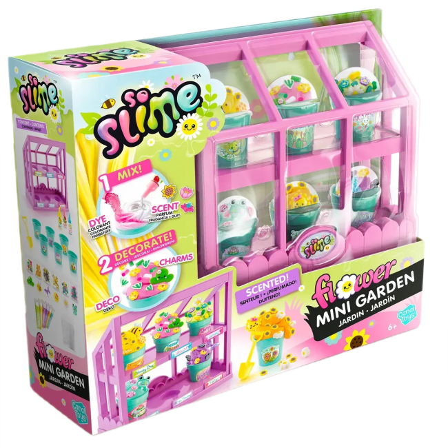 Научные игры, фокусы и опыты - ​Набор для творчества Canal Toys Slime DIY Цветочный сад (SSC419)