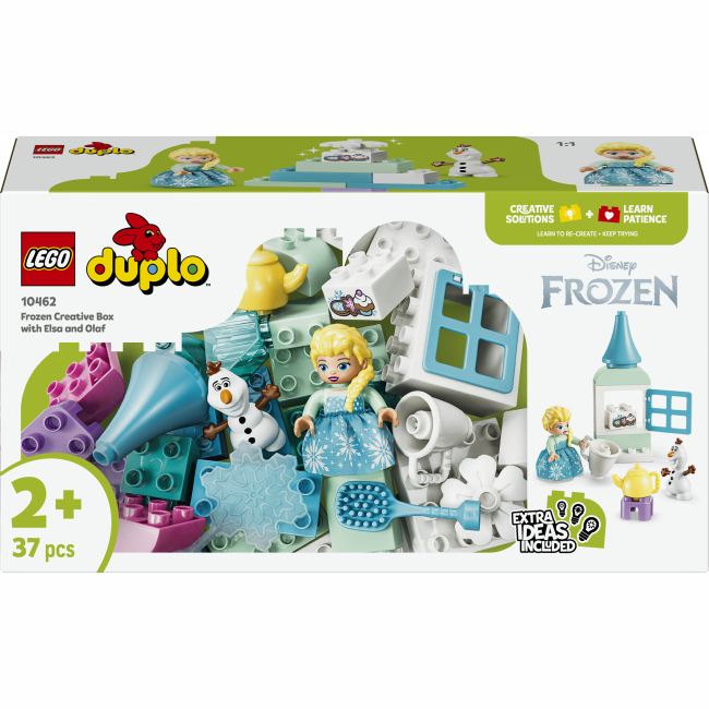 Конструктори LEGO - Конструктор Lego DUPLO Коробка для творчого конструювання «Крижане серце» з Ельзою й Олафом (10462)