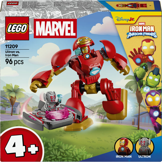 Конструктори LEGO - Конструктор Lego Marvel Альтрон проти Залізної Людини (11209)