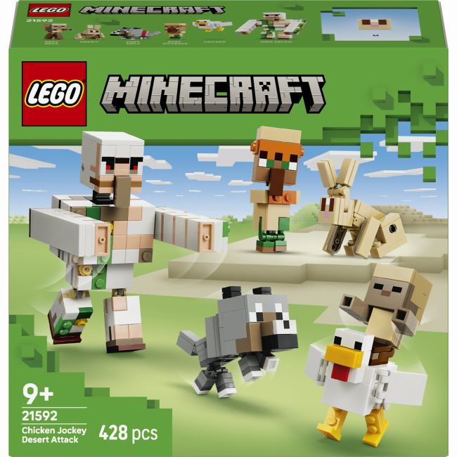 Конструкторы LEGO - Конструктор Lego Minecraft Куриный Жокей: атака в пустыне (21592)