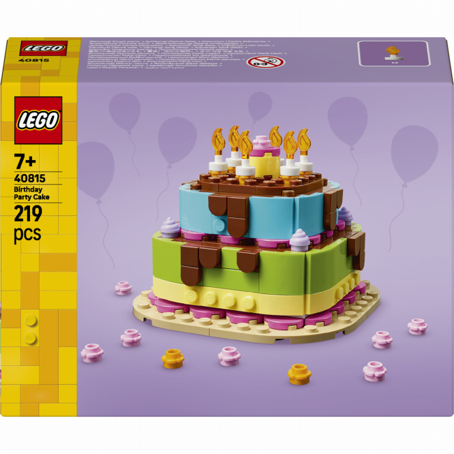 Конструкторы LEGO - Конструктор LEGO Iconic Торт на день рождения (40815)
