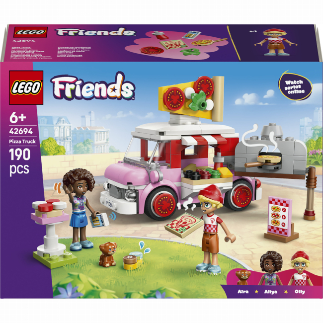 Конструкторы LEGO - Конструктор LEGO Friends Грузовик с пиццей (42694)