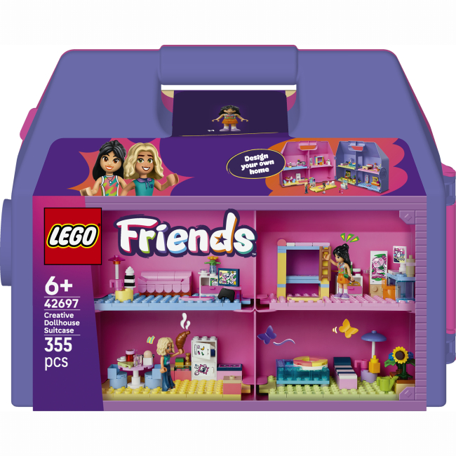 Конструктори LEGO - Конструктор LEGO Friends Ляльковий будиночок-валіза для творчої гри (42697)