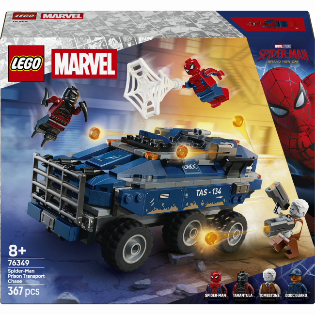 Конструктори LEGO - Конструктор LEGO Marvel Spider-Man Prison Transport Chase (76349)