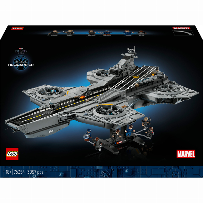 Конструкторы LEGO - Конструктор LEGO Marvel Геликериер Щ.И.Т. (76354)