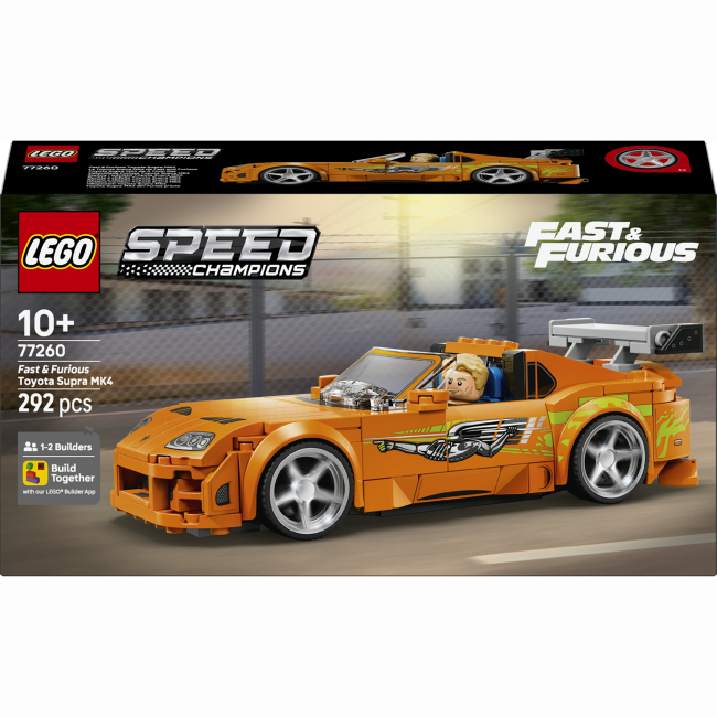 Конструкторы LEGO - Конструктор LEGO Speed Champions «Форсаж»: Toyota Supra MK4 (77260)