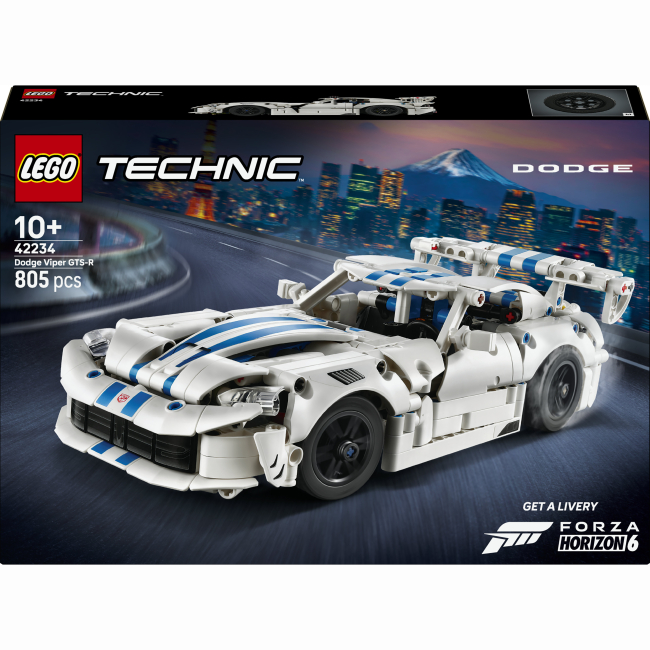 Конструкторы LEGO - Конструктор Lego Technic Спортивный автомобиль Dodge Viper GTS-R (42234)