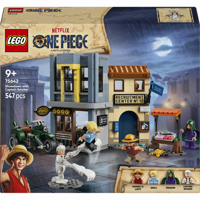 Конструктор LEGO One Piece Сутичка з капітаном Смокером (75642)