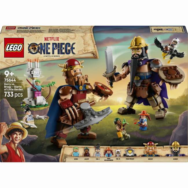 Конструктор LEGO One Piece Доррі проти Броґі: гіганти «Малого Саду» (75644)