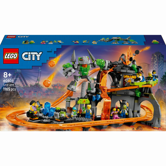 Конструктори LEGO - Конструктор LEGO City Парк атракціонів Lava Land (60501)