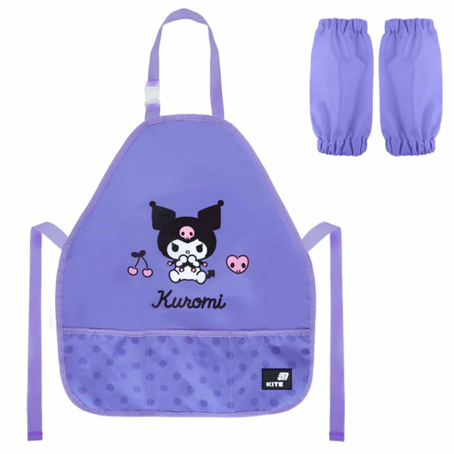 Костюмы и маски - Фартук для творчества Kite Education Kuromi с нарукавниками (HK26-161-2)