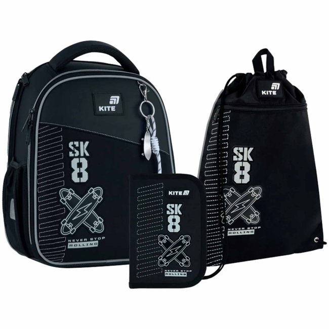 Рюкзаки и сумки - Школьный набор Kite Education Skate (SET_K26-555S-7)
