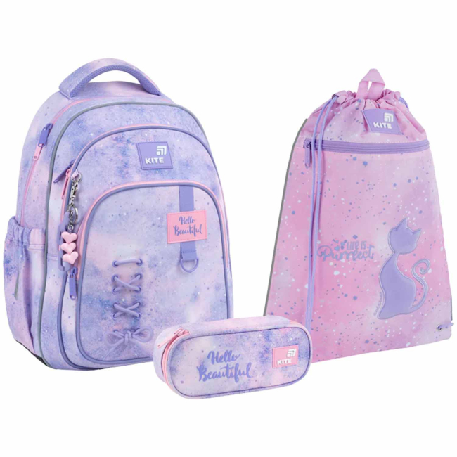 Рюкзаки та сумки - Шкільний набір Kite Education Fancy (SET_K26-763M-1)