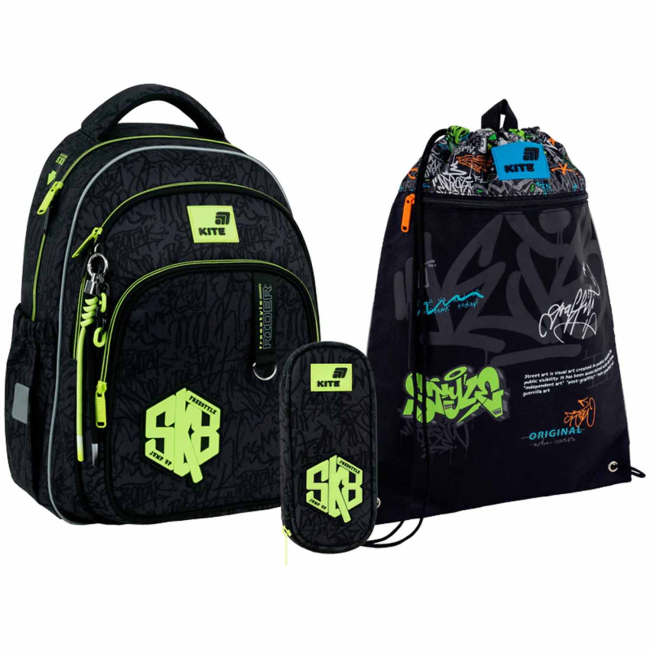Рюкзаки та сумки - Шкільний набір Kite Education (SK8 SET_K26-763M-3)
