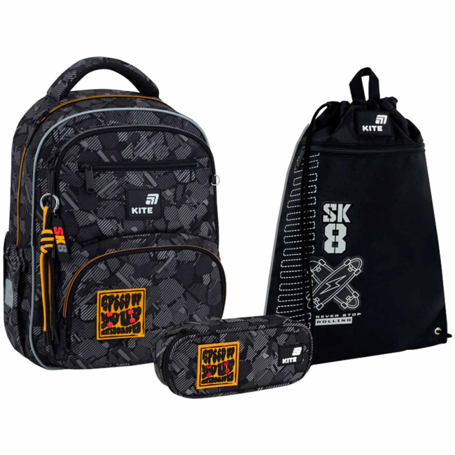Рюкзаки та сумки - Шкільний набір Kite Education Freestyle (SET_K26-773M-6)