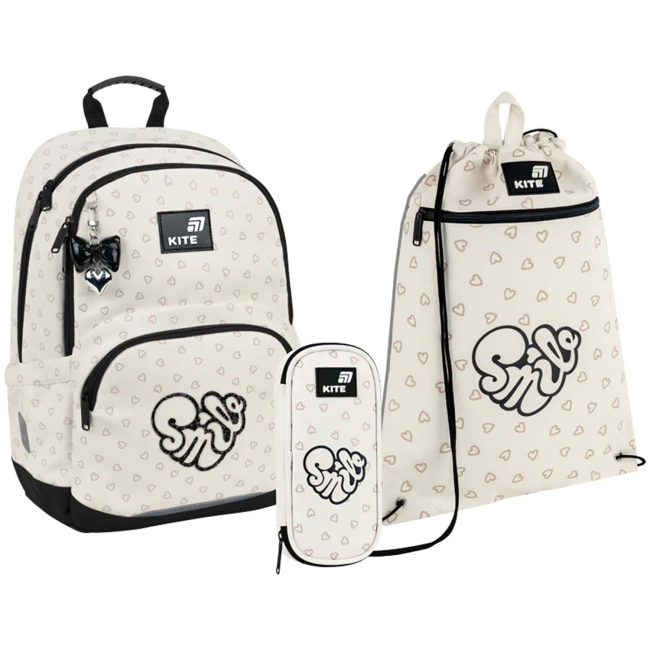 Рюкзаки и сумки - Школьный набор Kite Education Shimmer and smile (SET_K26-585M-2)