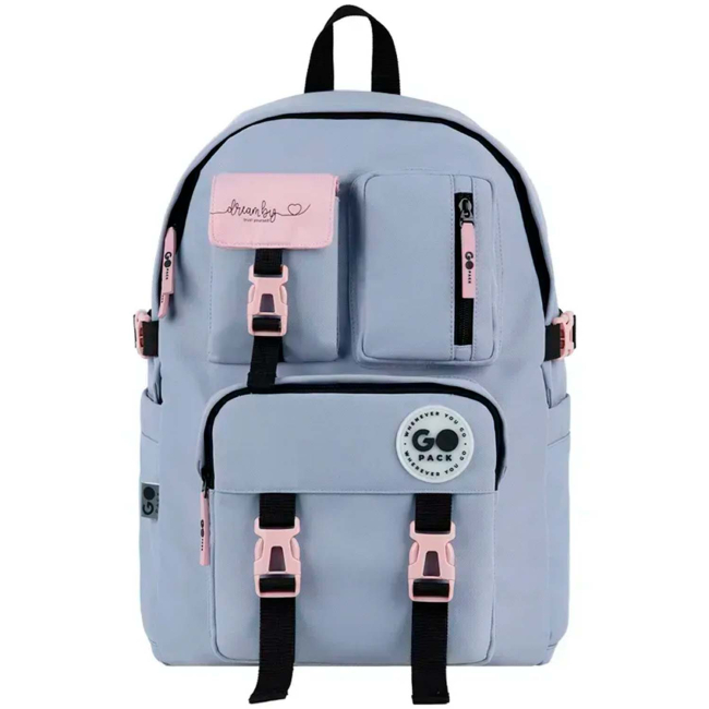 Рюкзаки та сумки - Рюкзак GoPack Education Teens сірий (GO26-2500L-1)