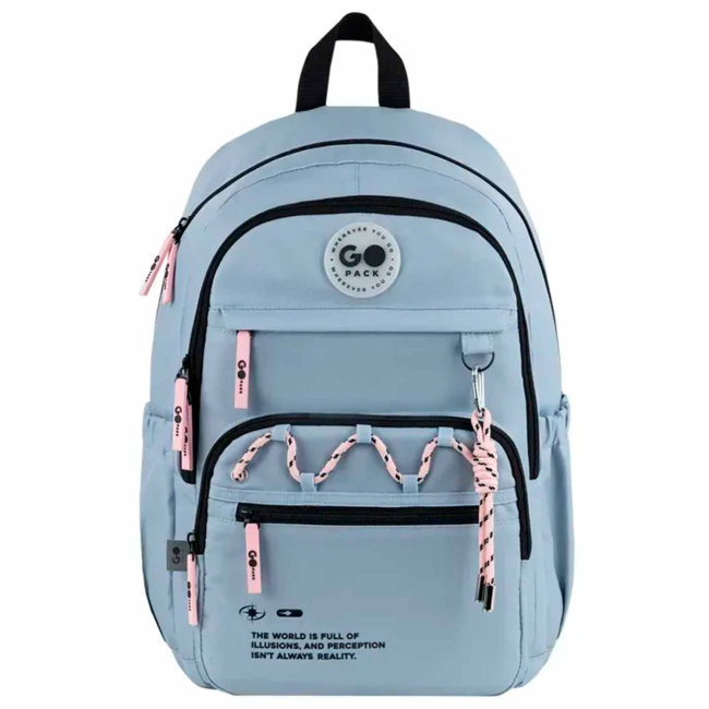 Рюкзаки та сумки - Рюкзак GoPack Teens сірий (GO26-121L-2)