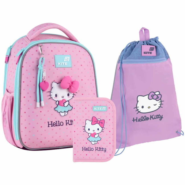 Рюкзаки и сумки - Школьный набор Kite Education Hello Kitty (SET_HK26-555S-1)