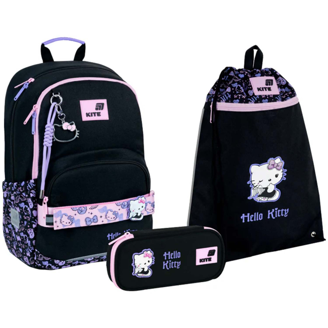 Рюкзаки та сумки - Шкільний набір Kite Education Hello Kitty (SET_HK26-585M)
