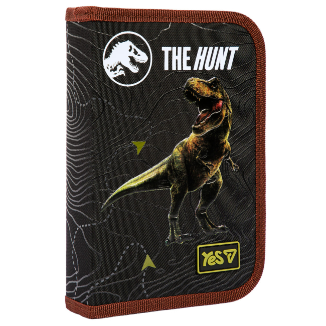 Пеналы и кошельки - ​Пенал Yes HP-02 Jurassic World Dino твердый одинарный без клапана (533726)