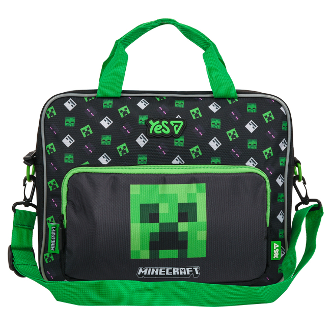 Рюкзаки и сумки - Сумка школьная Yes В-1 Minecraft Reality А4 формат (550424)