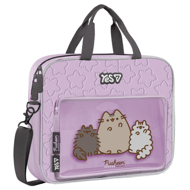 Рюкзаки и сумки - ​Сумка школьная Yes В-1 My Pusheen А4 формат (550419)